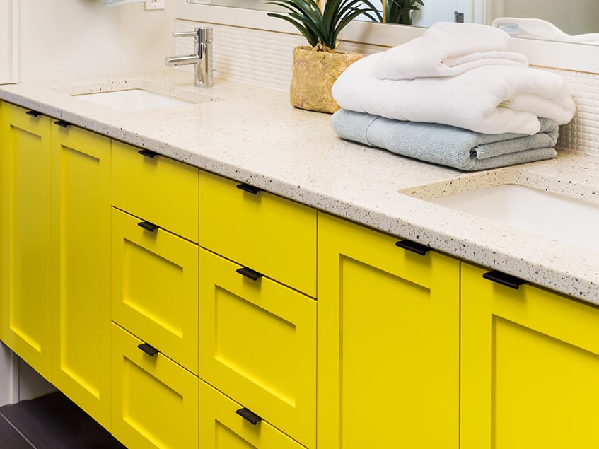 Colorful Bathroom Vanity