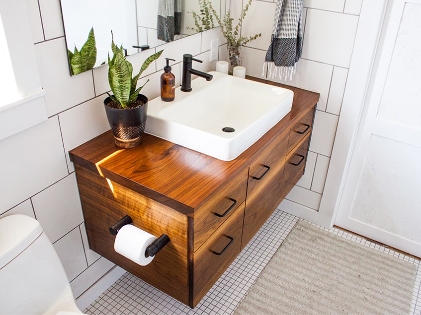 Wood Bathroom Vanity